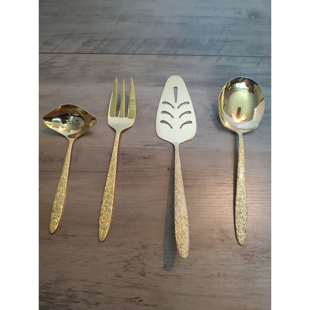 Cosmos Golden Plantation Gold Plated Hostess Pieces **CHOOSE YOR PIECE**